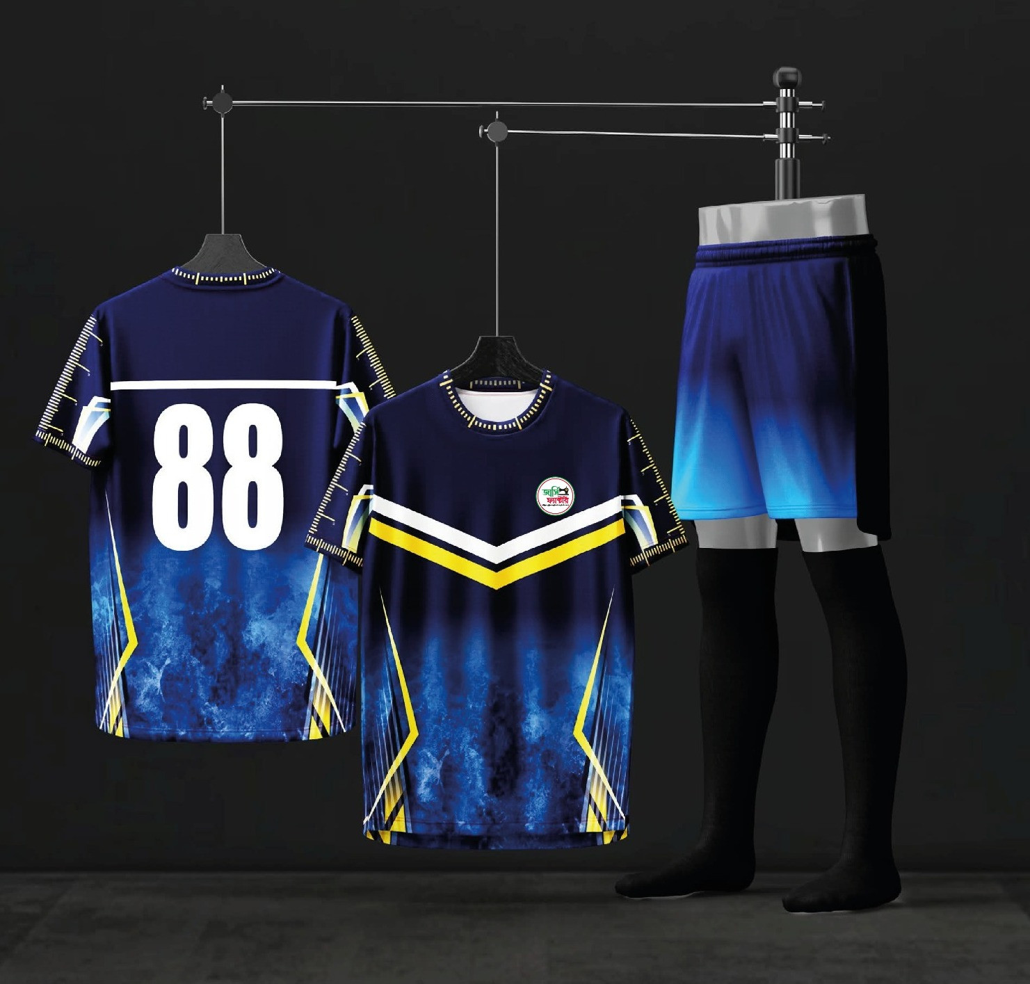 Nwe .Bd.Football Spots jersey=5