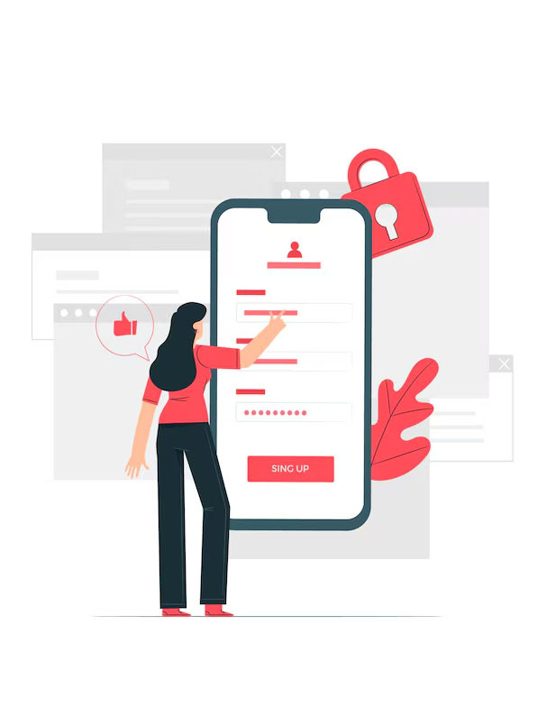 Customer Register Page Image